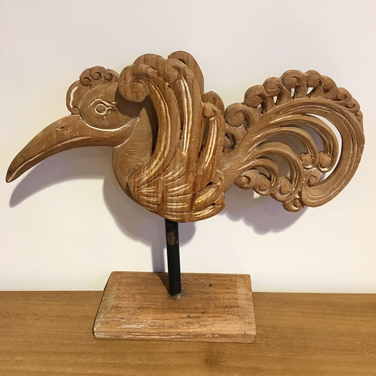 18026/ 10379雕刻鳥/30*8*25